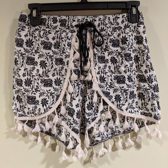 Elephant Tassel Shorts - Picture 1 of 6